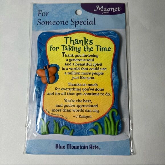 New Magnet “ Thanks For Taking The Time “ - Picture 1 of 2